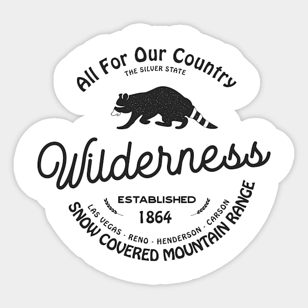 Wilderness Lover Sticker by LaarniGallery